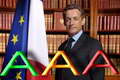 SARKOZY Président  de la France et grand amateur de AAA