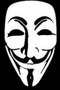 MEGAUPLOAD - Le masque des Anonymous qui mènent l'offensive contre ceux qui l'on fait chuter