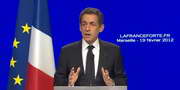 NICOLAS SARKOZY - En campagne à Marseille le 19/02/2012, pour la présidentielle 2012