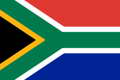 [ZA - AFRIQUE DU SUD] - Drapeau de la République d'Afrique du Sud, pays organisateur de la Coupe du Monde de Football