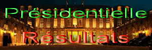 PALAIS DE L'ELYSEE - Résultats du 2ie tour de la Présidentielle 2012 en France